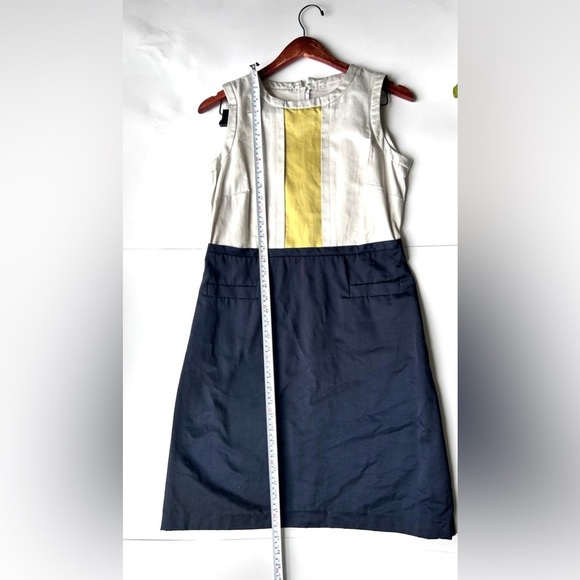 Vera Wang Lavender Label Sheath Dress 6 Black white Sleeveless - Picture 7 of 9